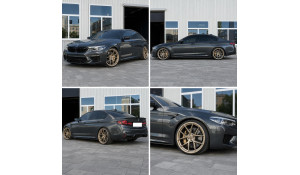 Кованые диски WS FORGED WS-088C R20 и TPMS на BMW M5 F90